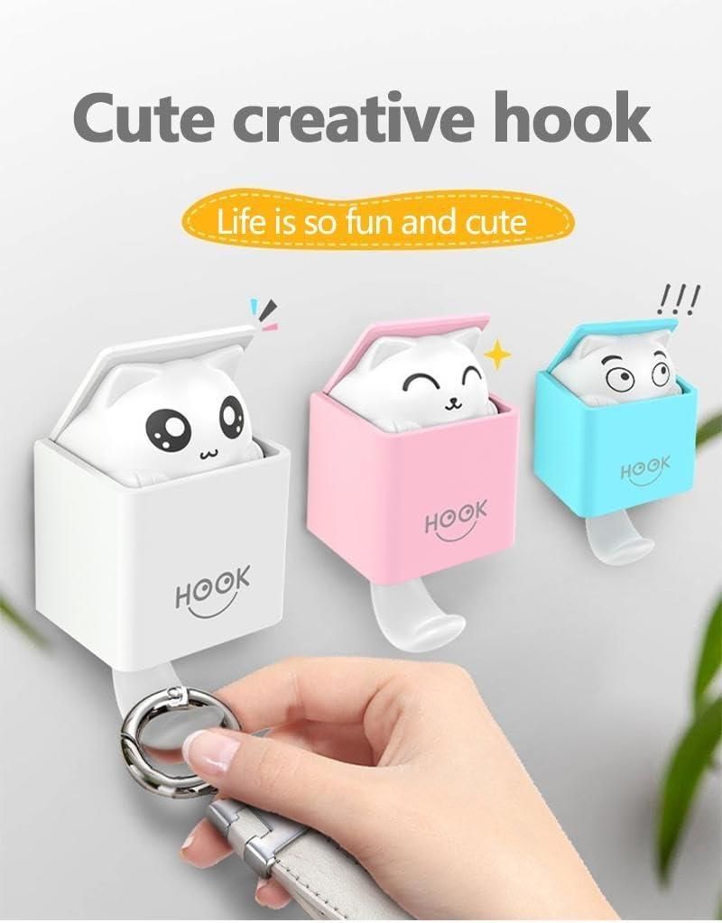 Cute Cat Hooks (Pack of 2)