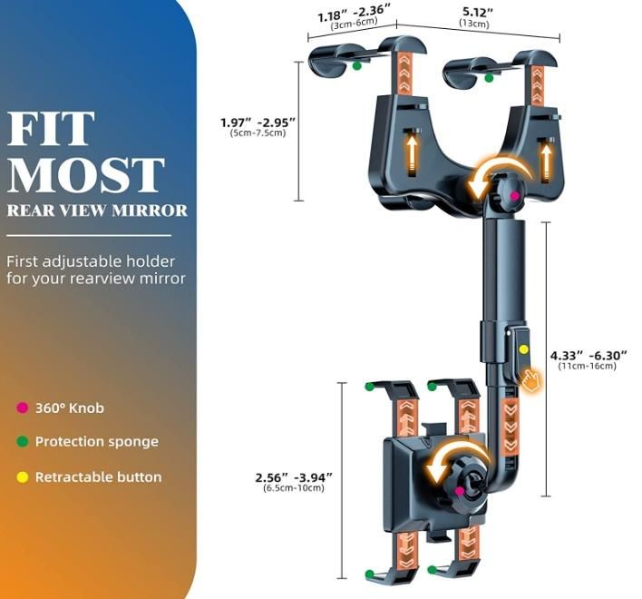 Mirror Phone Holder for Car