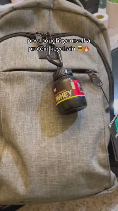 Protein Powder Keychain